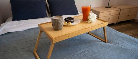 1 soverom, strykejern/-brett, wi-fi (inkludert) og sengetøy