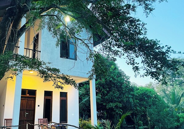 Fachada de la propiedad