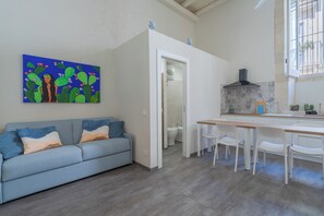 Apartment, 1 Bedroom | Living room - Historic Building Modern Touches - Ortigia (Syracuse)