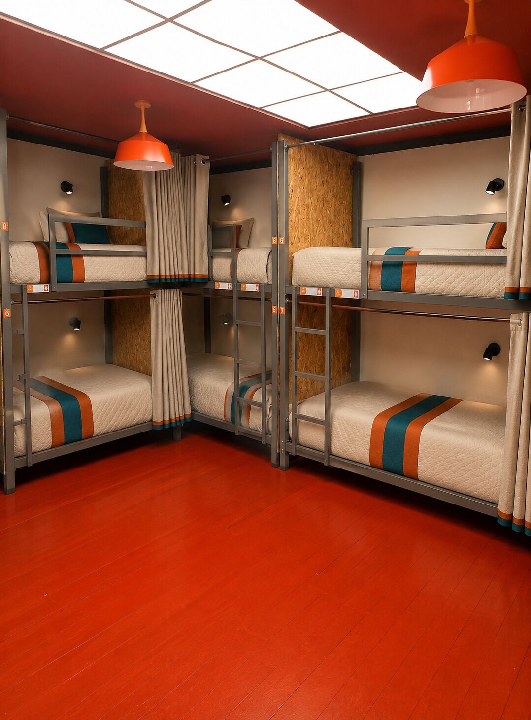 Classic Shared Dormitory, Courtyard View