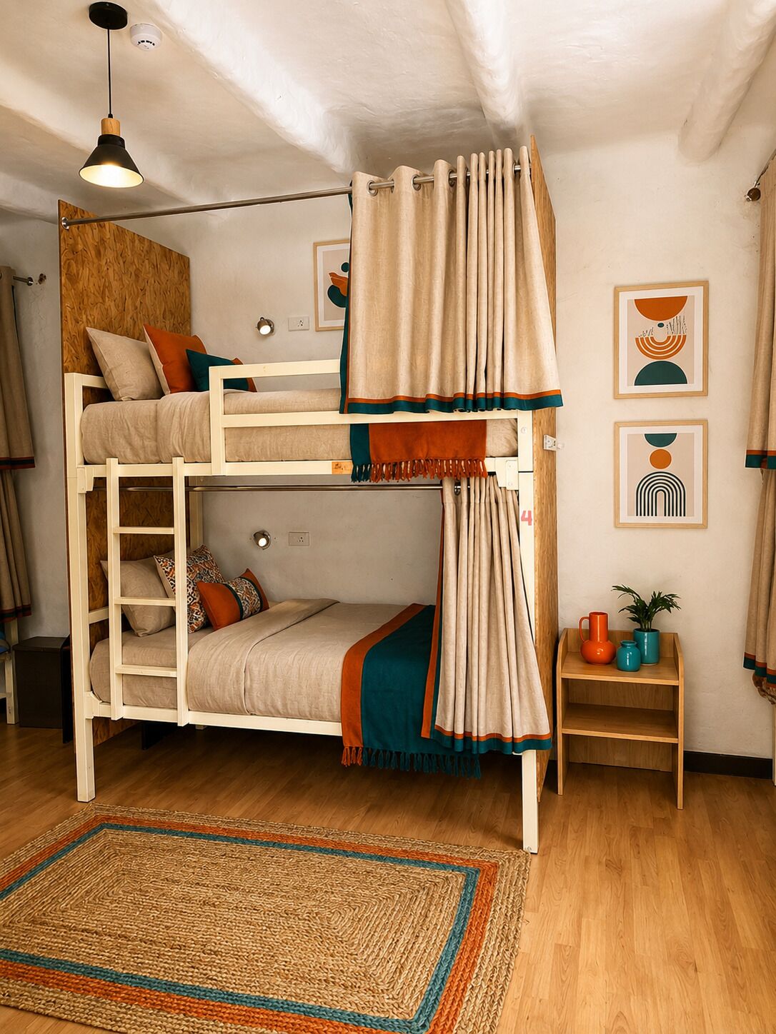 Classic Shared Dormitory, Courtyard View