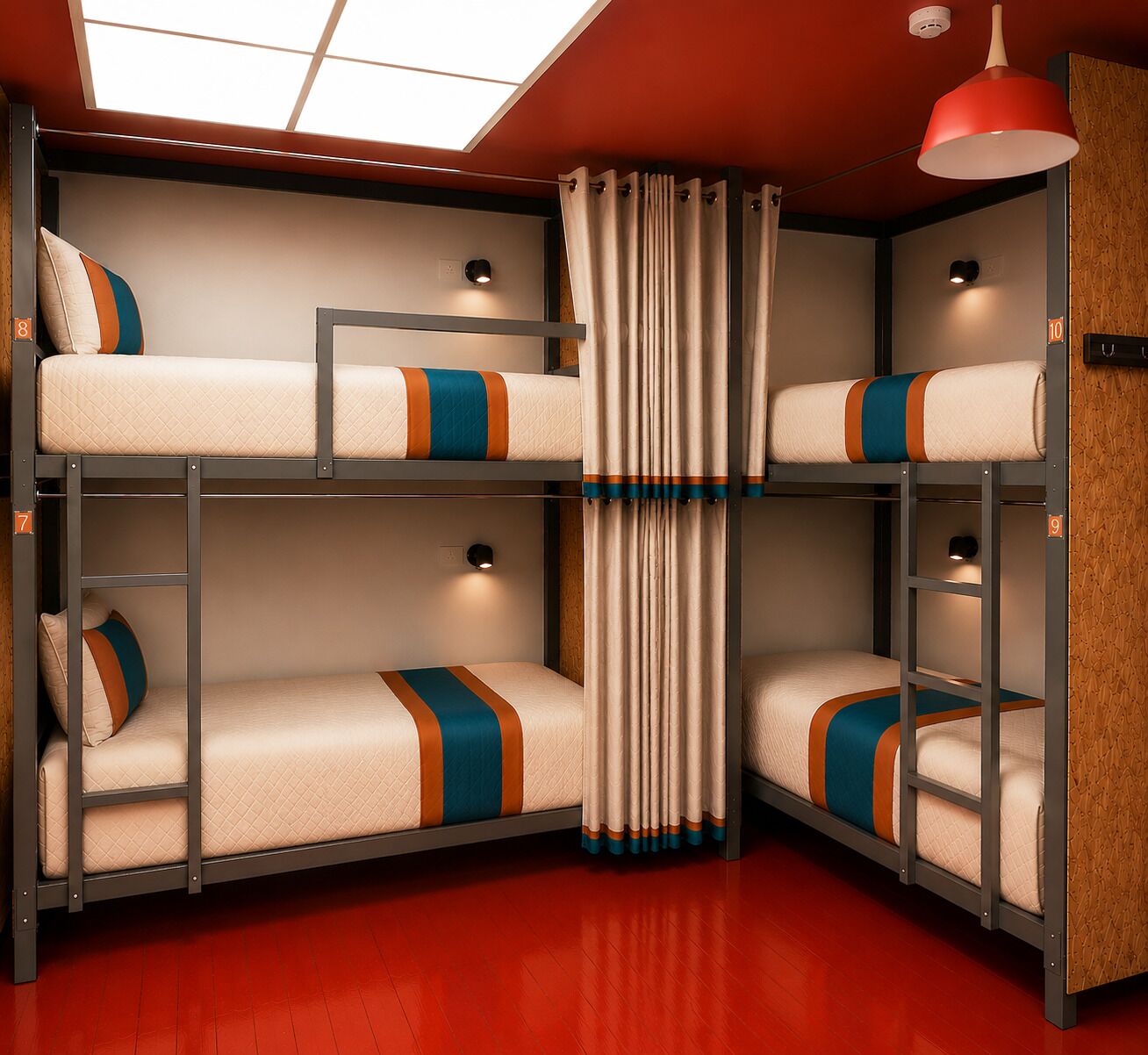 Classic Shared Dormitory, Courtyard View