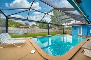 Pool - Furnished Room with Bathroom in Beautiful House with Pool in Plantation (Plantation)