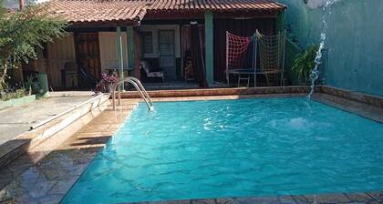 Casa Para Lazer com Piscina em Potim