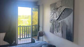 4 chambres, fer et planche Ă repasser, Wi-Fi, draps fournis