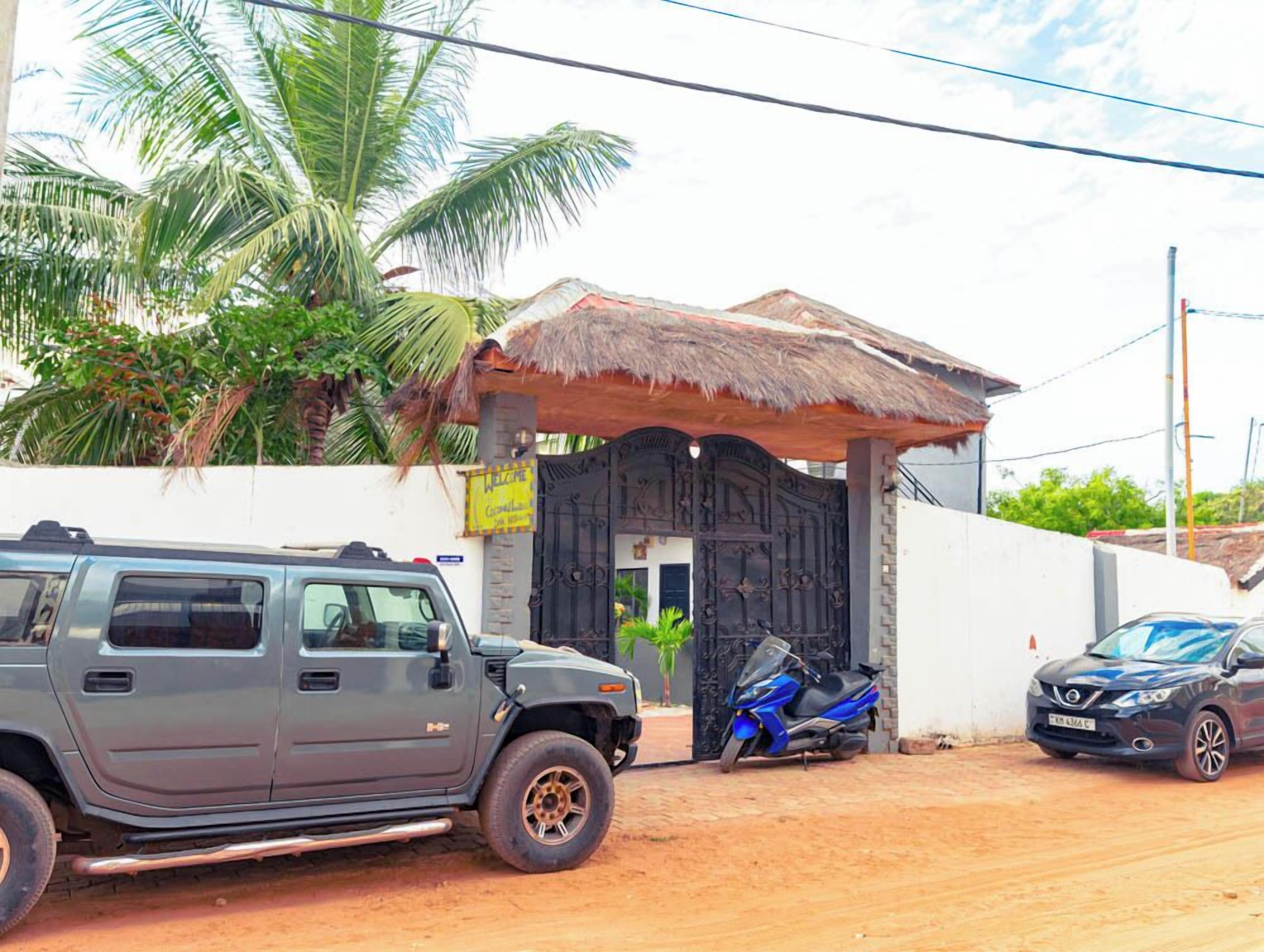 Façana frontal de l'allotjament
