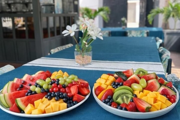 TĂ€gliches nach Wunsch zubereitetes FrĂŒhstĂŒck (5.00 GBP pro Person)