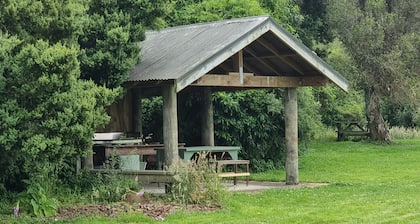 Garden paradise, rural Wairarapa farmhouse