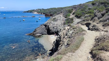Accommodatie ligt op het strand