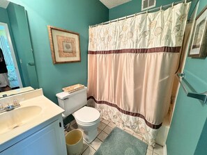 Ducha y secador de pelo