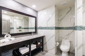 淋浴设施、毛巾