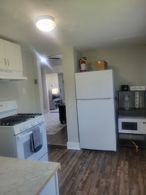 Fridge, microwave, stovetop, dishwasher - Downtown Delight: 1BR Near Asbury Park Beach (Asbury Park)