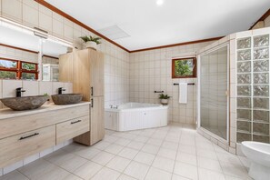 Shower, hair dryer