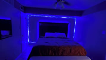 1 chambre, fer et planche Ă  repasser, Wi-Fi gratuit, draps fournis