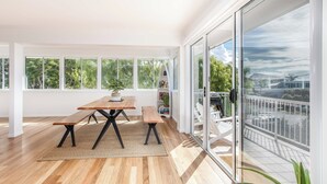 Outdoor dining - Coastal Sanctuary with Ocean Views. (Tweed)