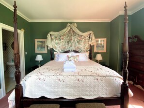 Standard Μονόκλινο Δωμάτιο, 1 King Κρεβάτι, Θέα στον Κήπο | Κρεβάτια με ανώστρωμα, σίδερο/σιδερώστρα, δωρεάν Wi-Fi 