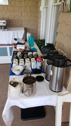 Komplett frokost er inkludert hver dag