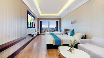 Ropa de cama hipoalergénica y escritorio