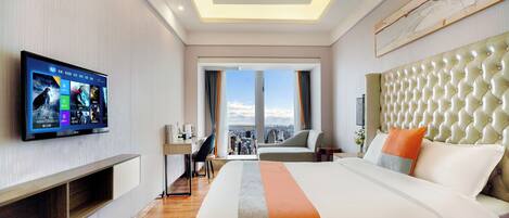 Habitación doble Confort | Ropa de cama hipoalergénica y escritorio