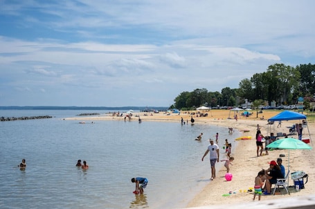 Beach nearby. Discover the charm of Colonial Beach