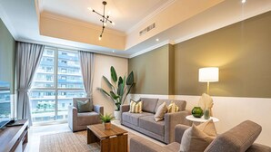 Living area - Apartment in Downtown Dubai Near Burj Khalifa (Dubai)