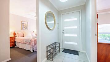 3 bedrooms, iron/ironing board, travel cot, WiFi