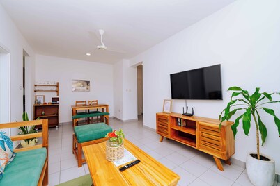Mariam’s Seaview Condo- in a sustainable gated community near the sea.