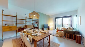 Apartment, 2 Bedrooms, Pool Access | In-room dining