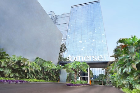 Diseño del edificio. Somerset Kencana Jakarta