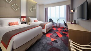 ห้องบิสซิเนสทวิน | ตู้นิรภัยในห้องพัก, ผ้าม่านกันแสง, Wi-Fi ฟรี