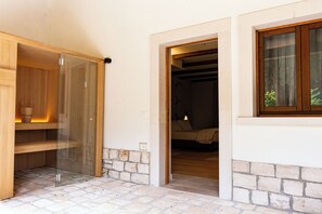 Suite Studio Luxe, patio, vue jardin