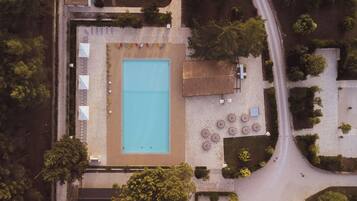 Blick von der Unterkunft