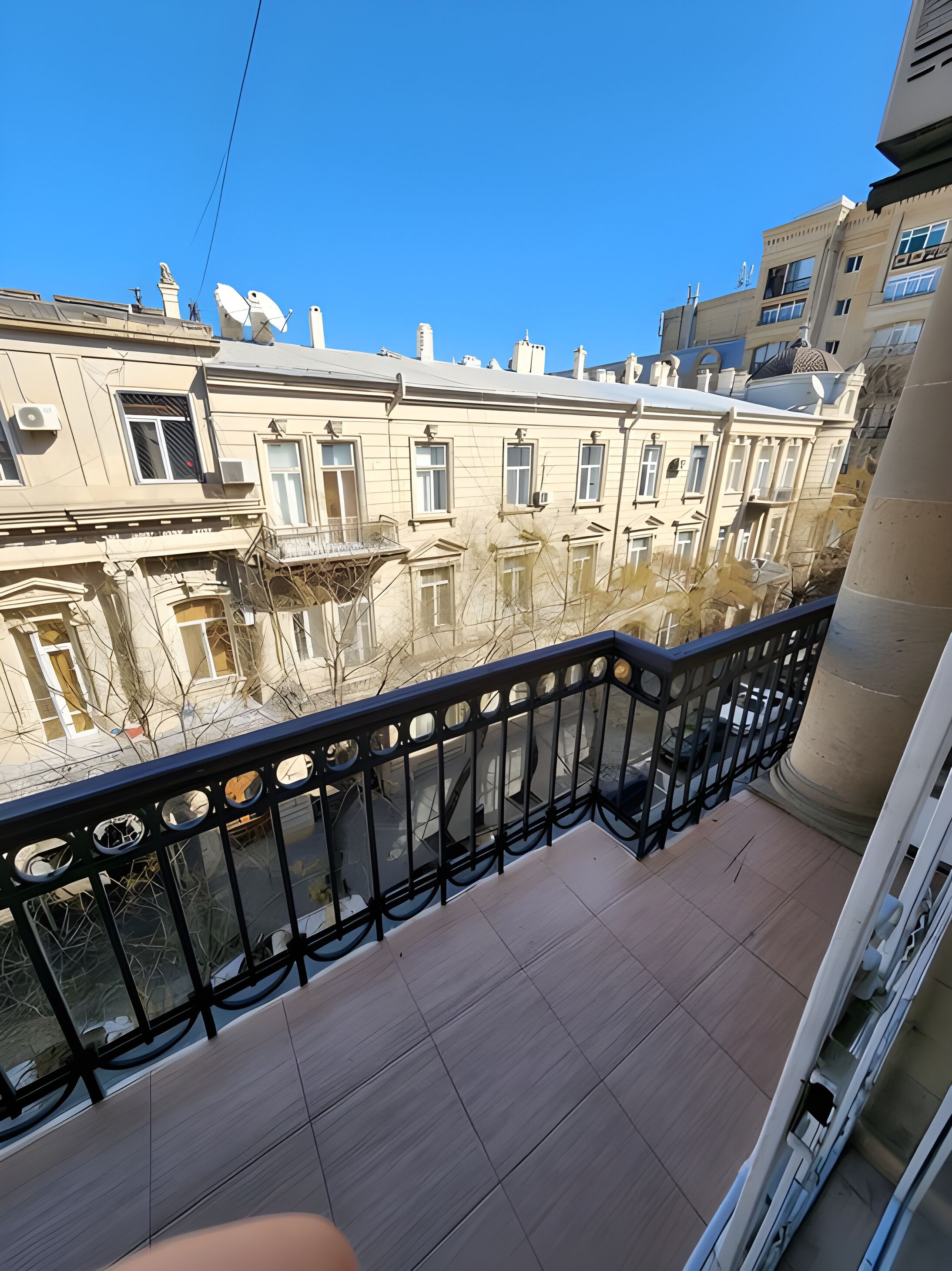 Doppia Deluxe, balcone, vista città | Balcone