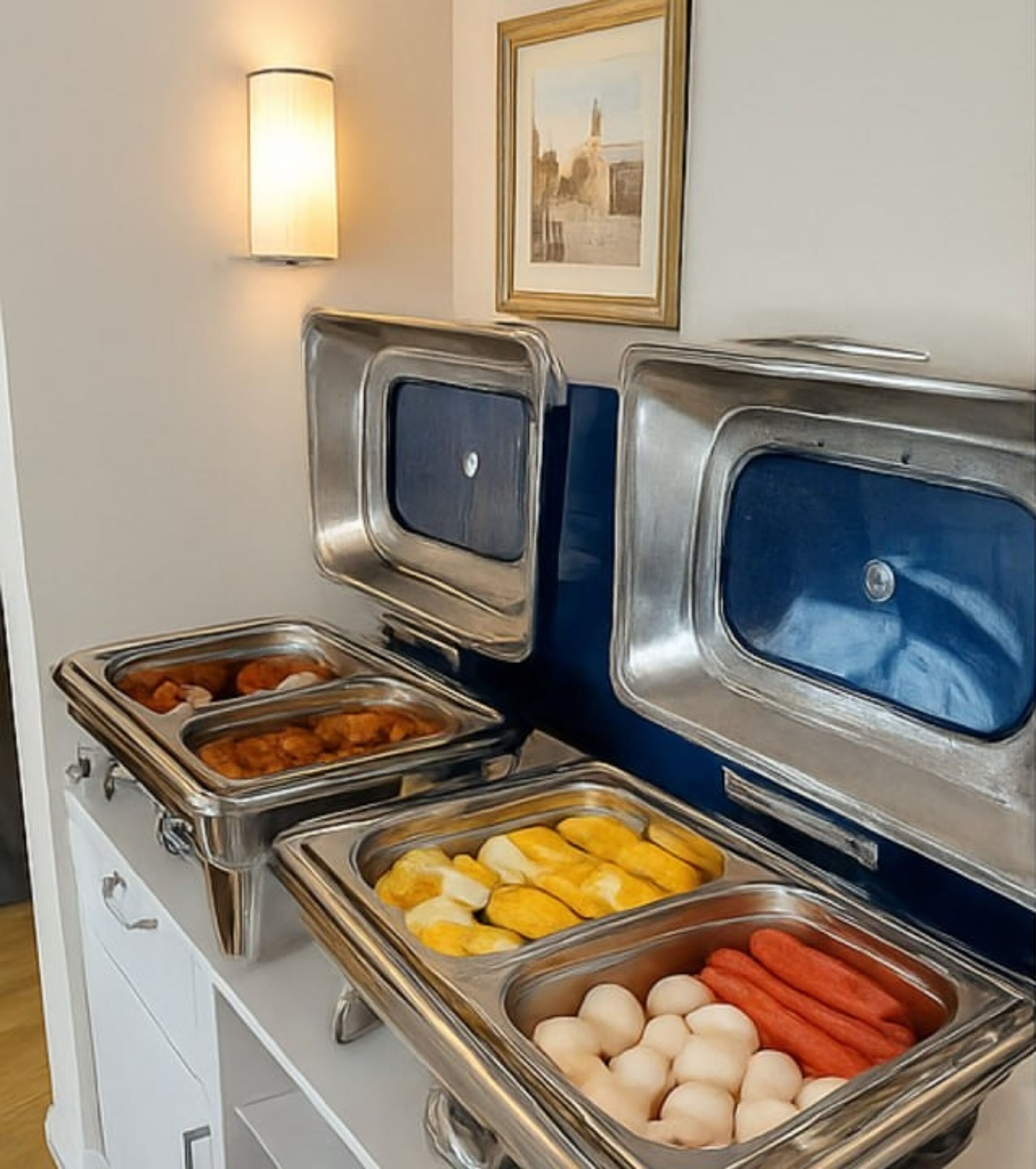 อาหารเช้าแบบบุฟเฟ่ต์ทุกวัน (USD 12 ต่อคน)