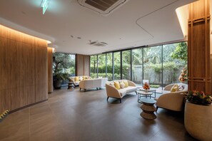 Sitteområde i lobbyen