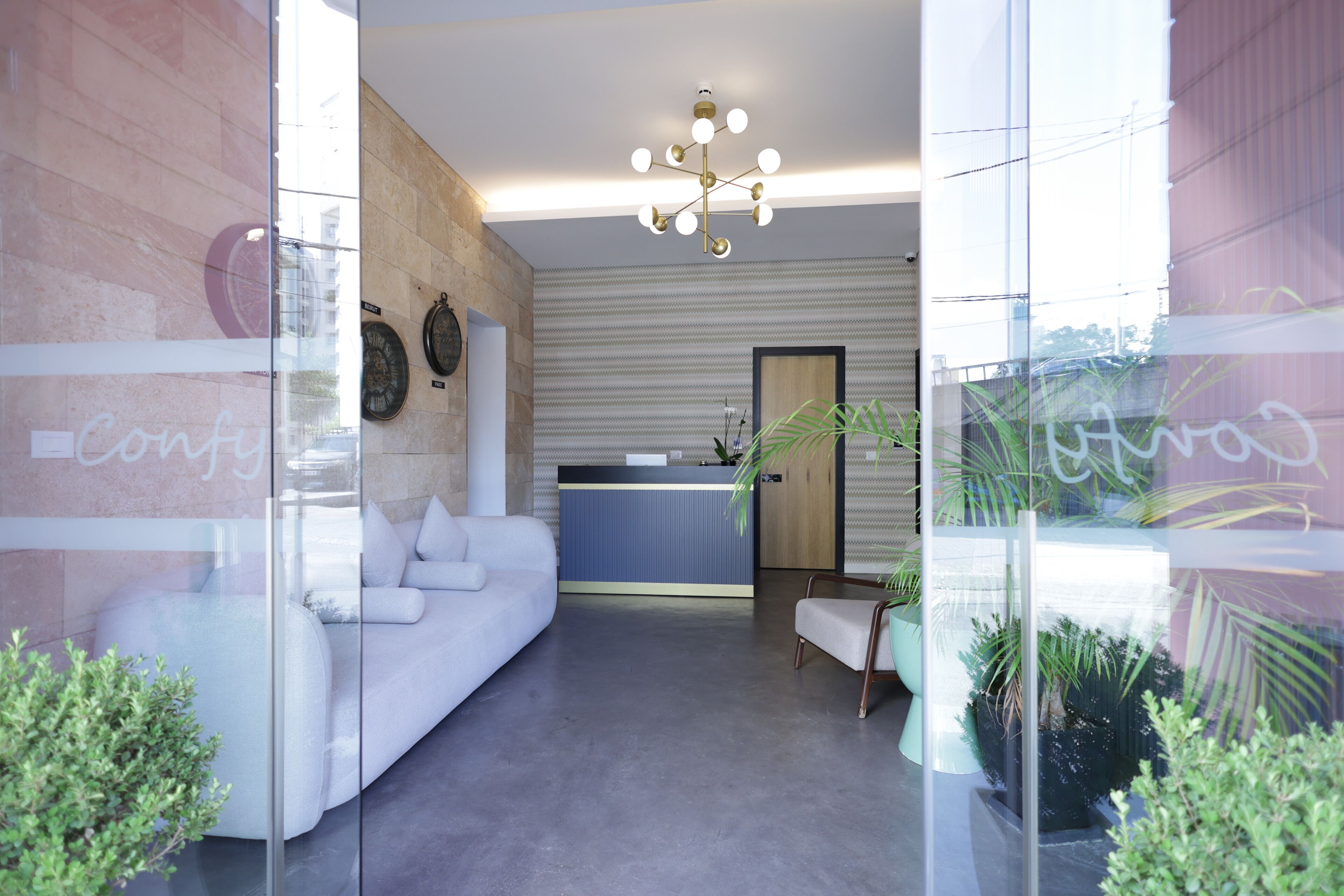 Ingresso della struttura