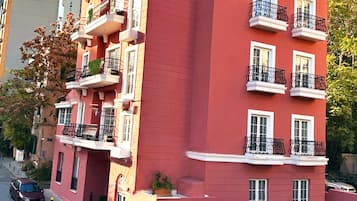 Voorkant van accommodatie