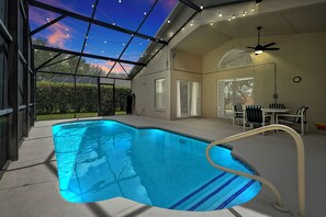 Indoor pool, a heated pool