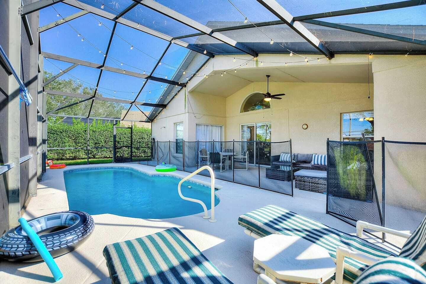 Indoor pool, a heated pool