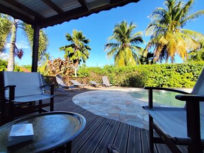 Property grounds - Villa Créole Pleine de Charme à 100 Mètres de la mer des Caraïbes (Saint-François)