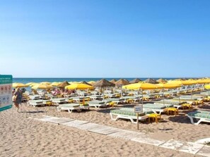 On the beach