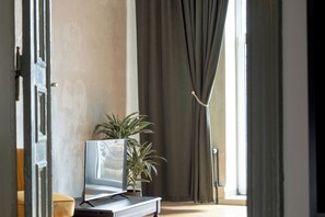 公寓, 1 间卧室, 桑拿浴 | 客厅