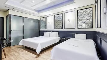 Deluxe Double or Twin Room, Multiple Beds | Desk, laptop workspace, free WiFi