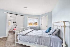 4 dormitorios, tabla de planchar con plancha, wifi gratis y ropa de cama
