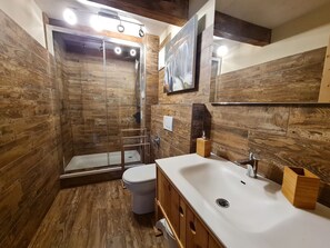 Shower, hair dryer