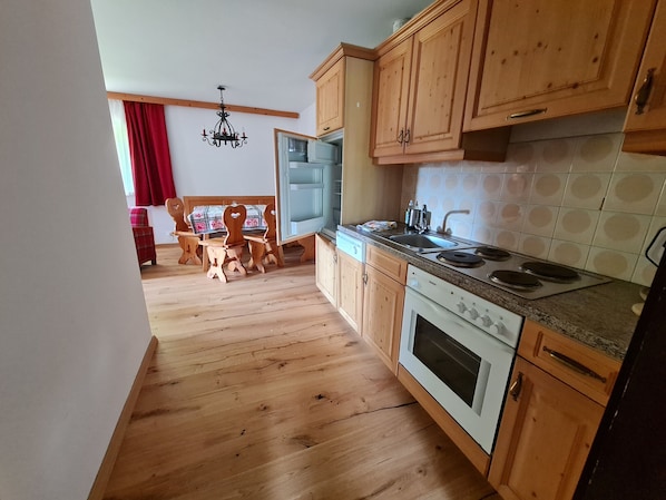 Fridge, oven, dishwasher, electric kettle