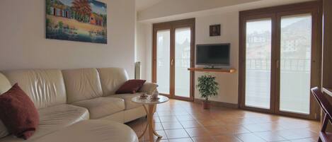 55-inch TV with cable channels