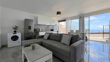 Basic Apartment | Living area | Flat-screen TV