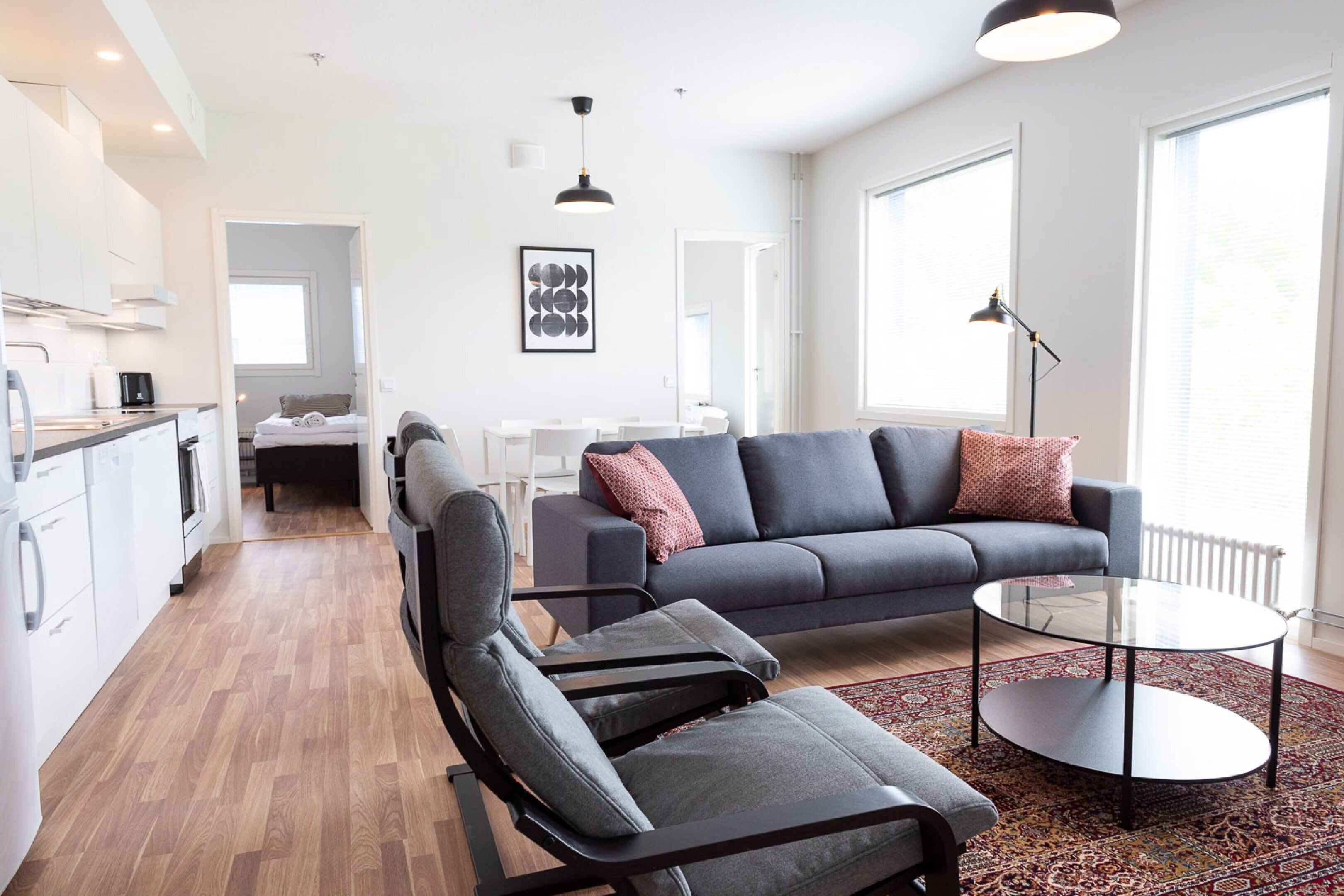 Apartamento standard | Área de estar | TV 32 polegadas com canais a cabo
