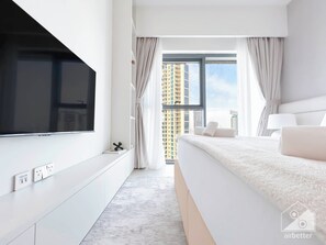 Apartment (2 Bedrooms) | 2 bedrooms, iron/ironing board, bed sheets - Luxurious Burj Royale 2B Full Burj Khalifa View (Dubai)